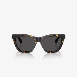 Burberry Tortoiseshell Cat-Eye Sunglasses with Dark Gray Lenses